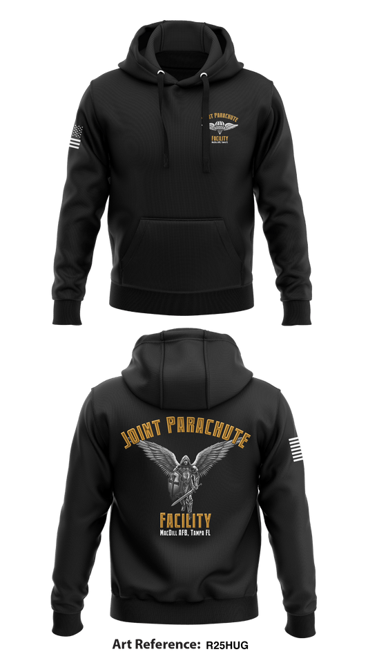 Joint Parachute Facility, MacDill, AFB  Core Men's Hooded Performance Sweatshirt - r25hUG