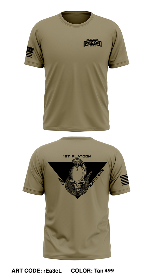B TRP, 1-32 CAV, 101st ABN SIV Core Men's SS Performance Tee - rEa3cL