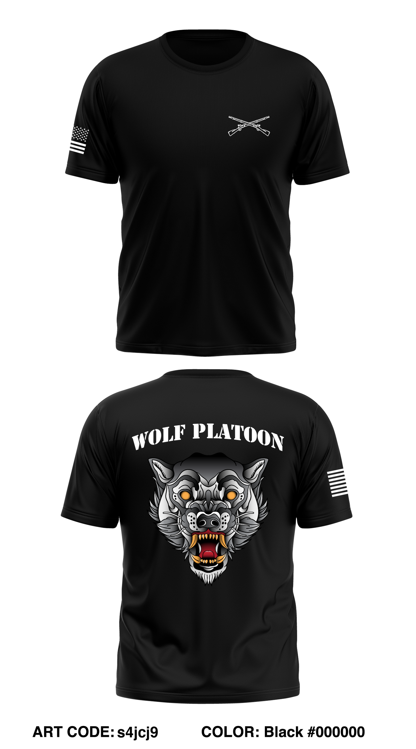 A.co 1/182 IN 3rd platoon Core Men's SS Performance Tee - s4jcj9