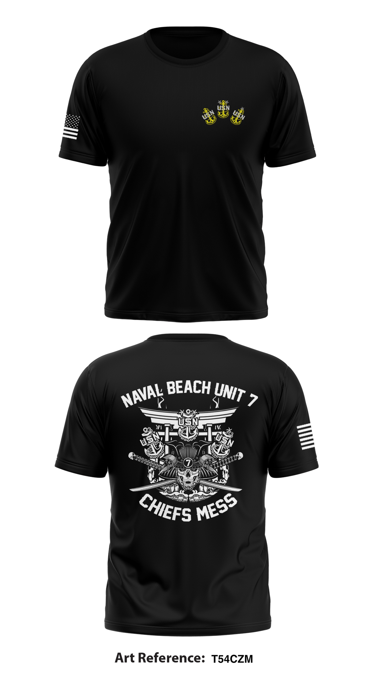Naval Beach Unit 7 Core Men's SS Performance Tee - t54CzM