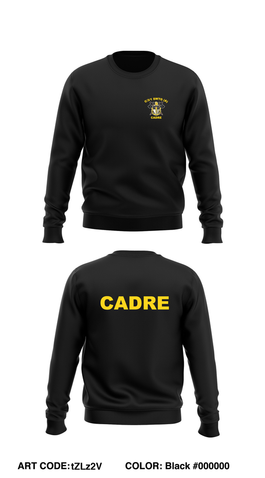 C Co. 3rd BN 1st Special Warfare Training Group (Airborne) Core Men's Crewneck Performance Sweatshirt - tZLz2V