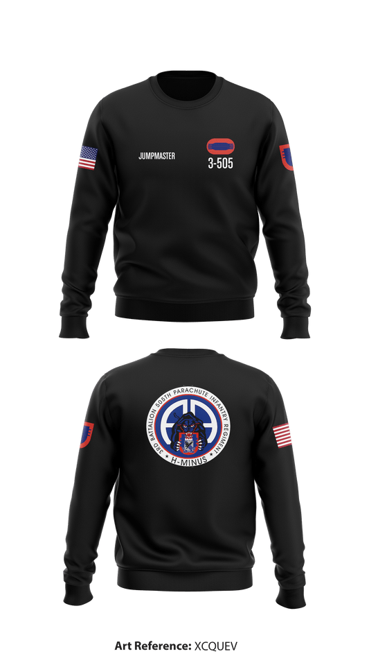 Task Force 3/505 Store 1 Core Men's Crewneck Performance Sweatshirt - xcqUEV