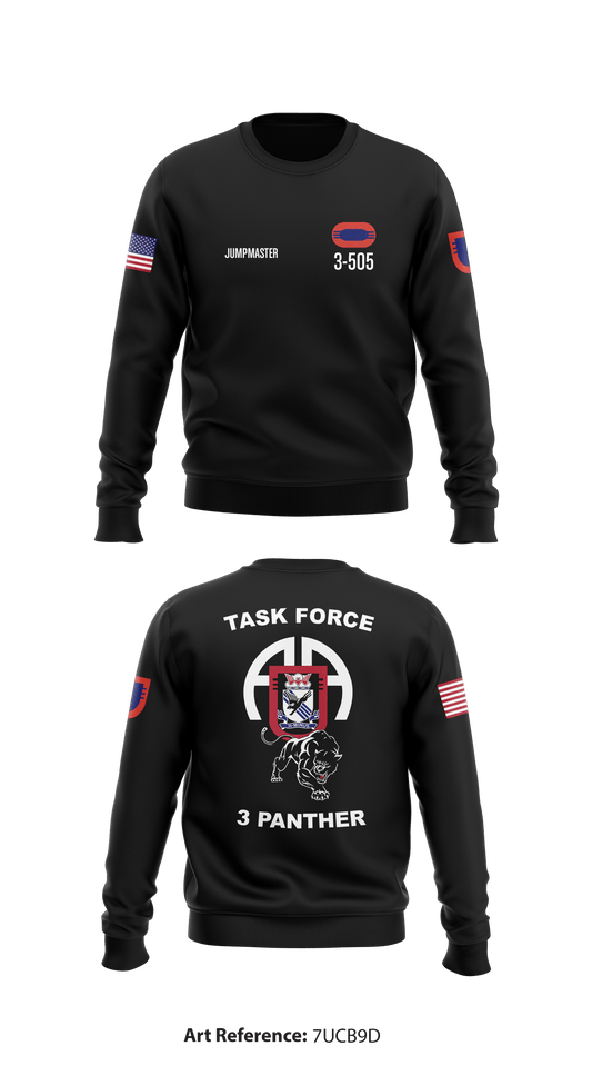Task Force 3/505 Store 1 Core Men's Crewneck Performance Sweatshirt - 7uCb9D