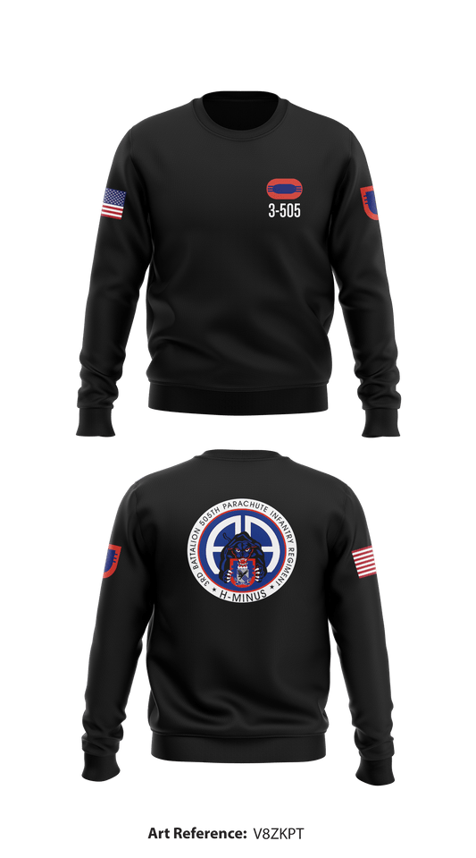 Task Force 3/505 Store 1 Core Men's Crewneck Performance Sweatshirt - V8ZKPt