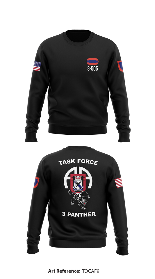 Task Force 3/505 Store 1 Core Men's Crewneck Performance Sweatshirt - tqcAf9