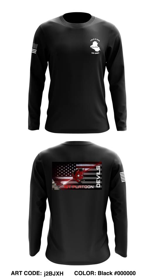 1/B/5-5 ADA Store 1 Core Men's LS Performance Tee - j2BJXH