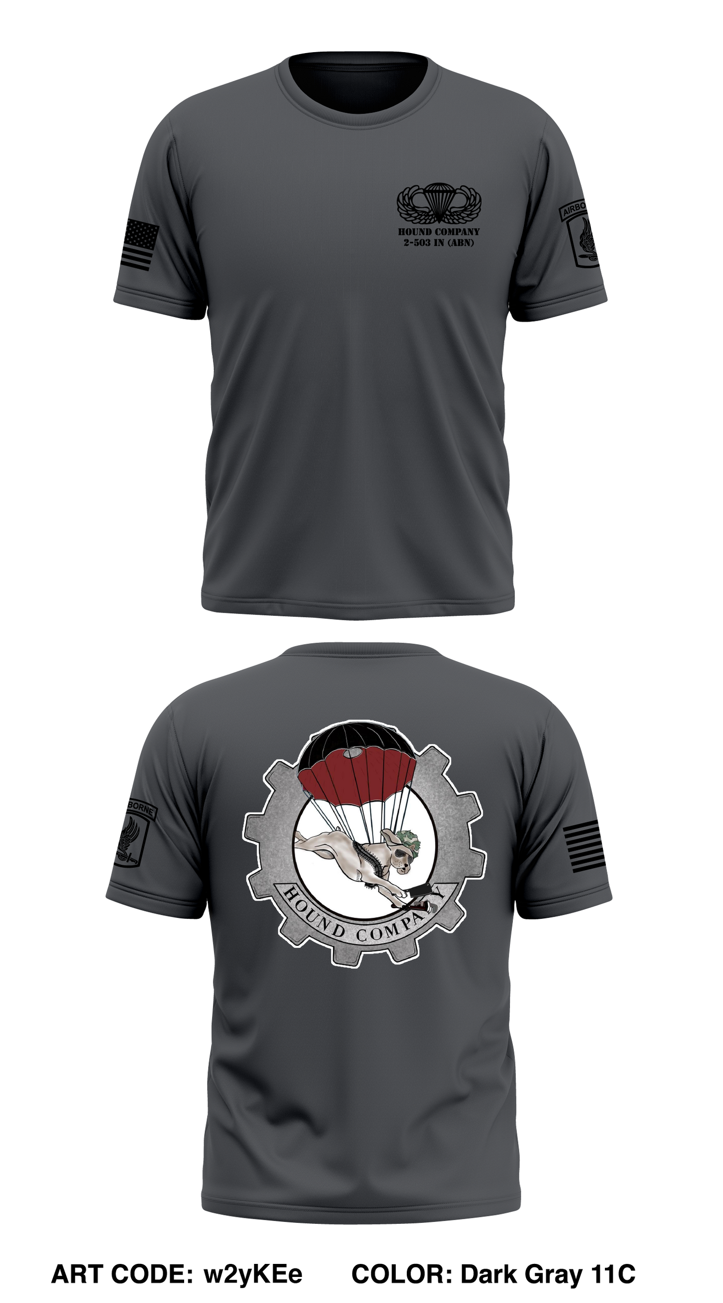 Hound Company 2-503 Core Men's SS Performance Tee - w2yKEe