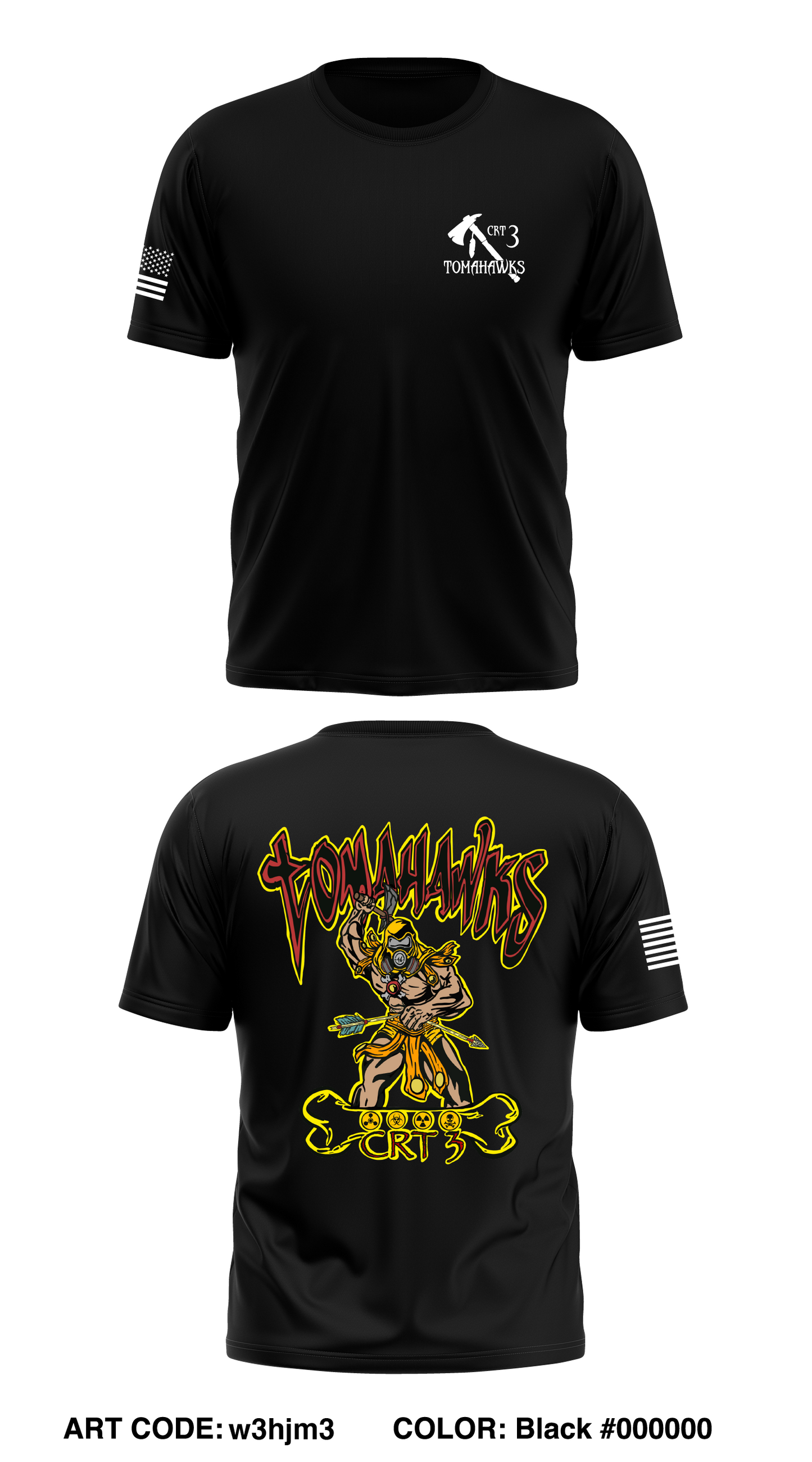 46th CBRNE Co. (TE), CRT 3 Core Men's SS Performance Tee - w3hjm3