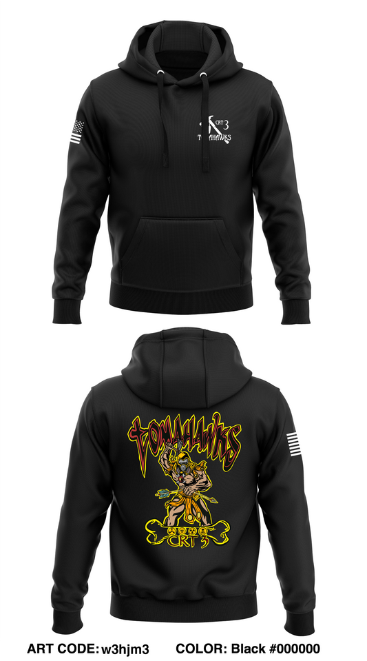 46th CBRNE Co. (TE), CRT 3  Core Men's Hooded Performance Sweatshirt - w3hjm3