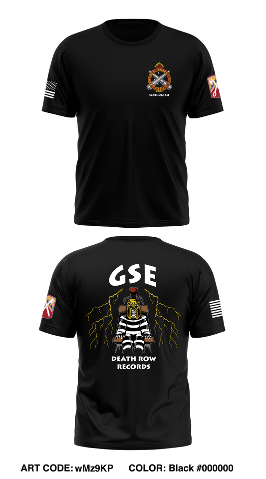 240th CSC GSE Core Men's SS Performance Tee - wMz9KP