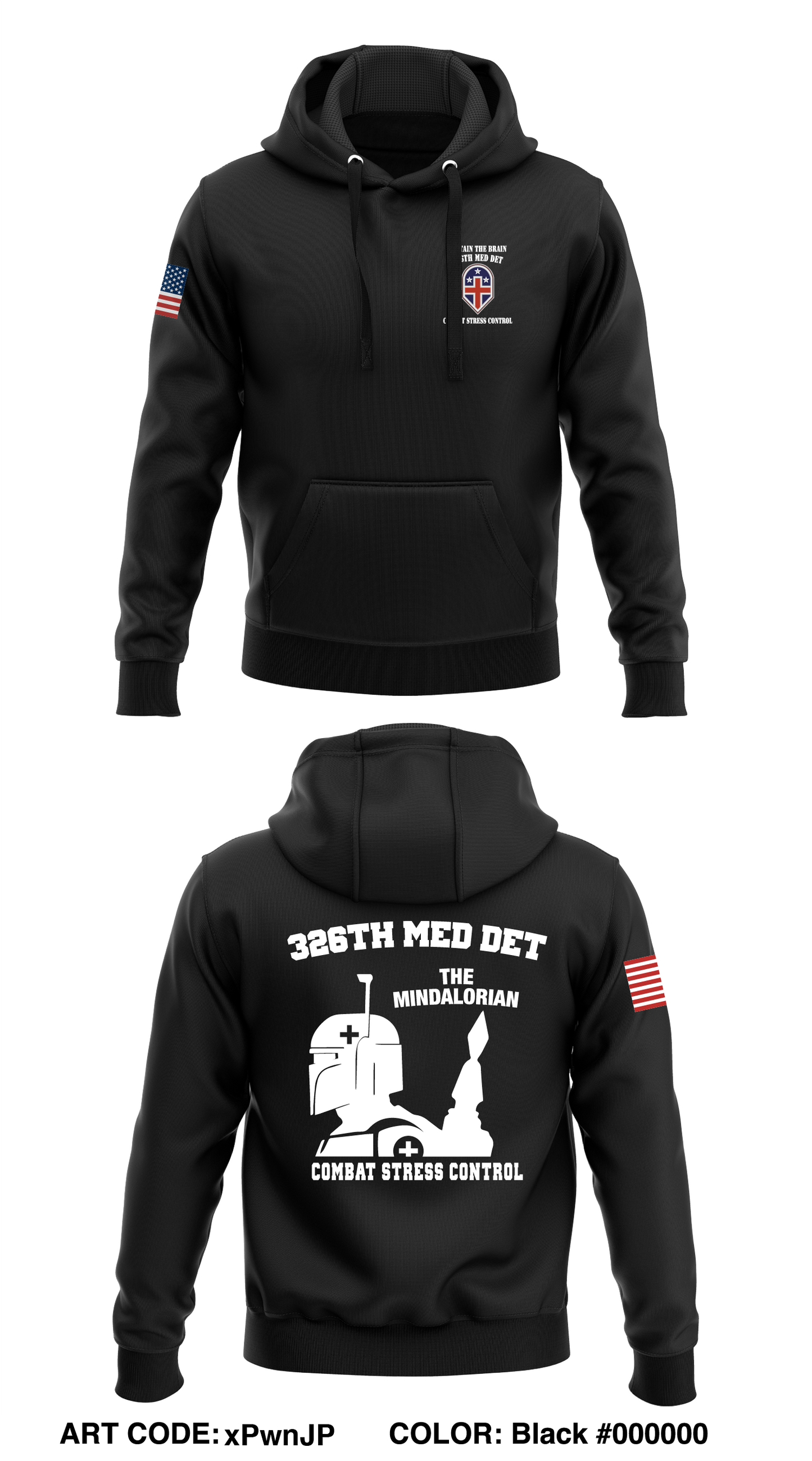 326th COSC FORWARD Store 1  Core Men's Hooded Performance Sweatshirt - NjRq9A