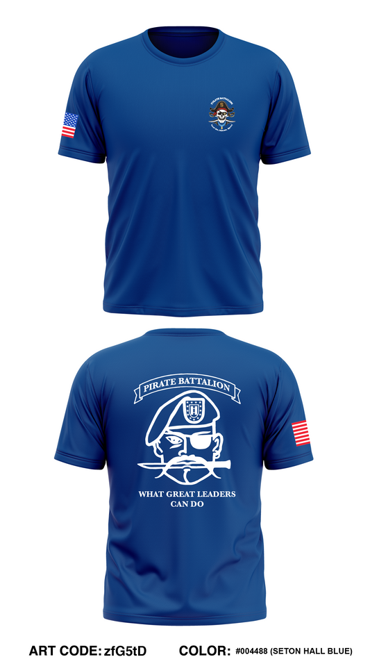 Pirate Battalion Core Men's SS Performance Tee - zfG5tD