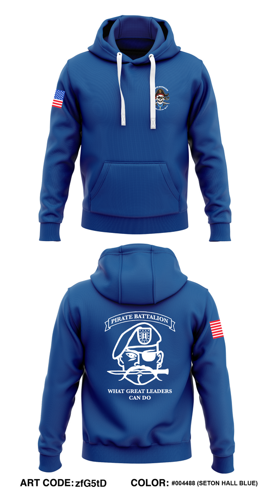 Pirate Battalion  Core Men's Hooded Performance Sweatshirt - zfG5tD